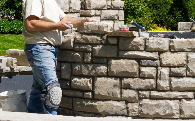 Our team working on Masonry Service projects in Encinitas, CA