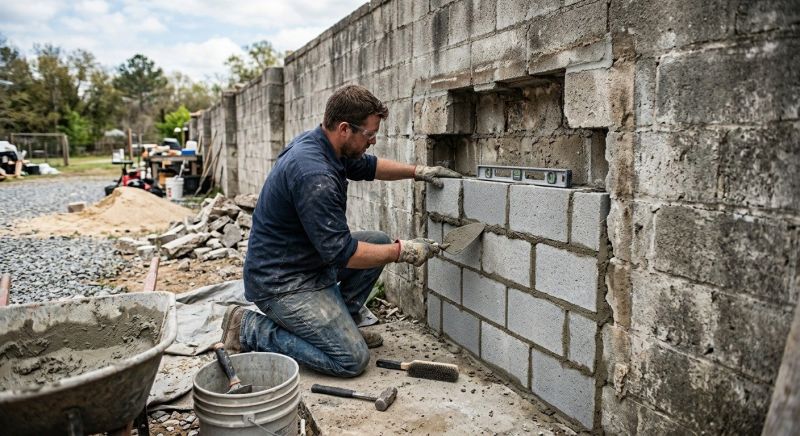 Block Wall Repair in Del Mar, CA