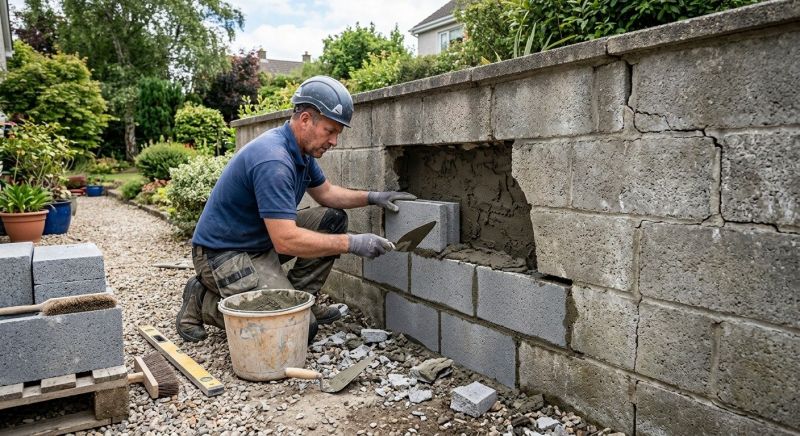 Block Wall Repair in Escondido, CA