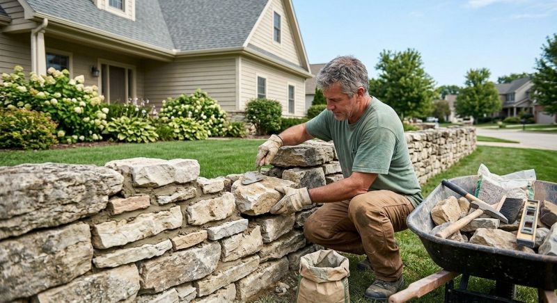 Brick Fence Repair in Encinitas, CA
