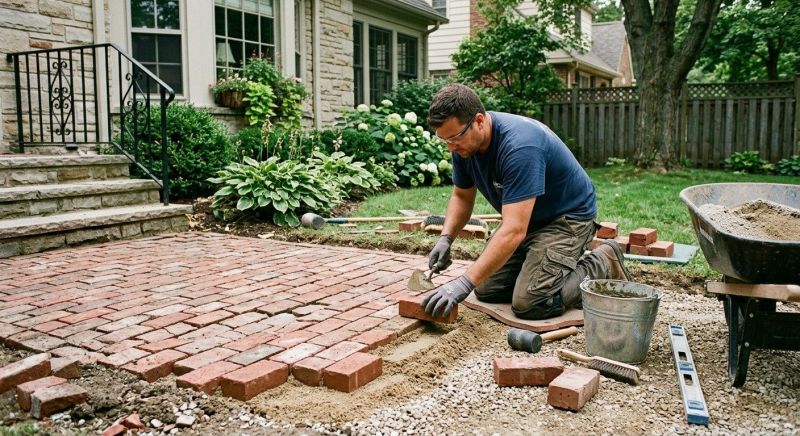 Brick Flatwork Repair in Santee, CA
