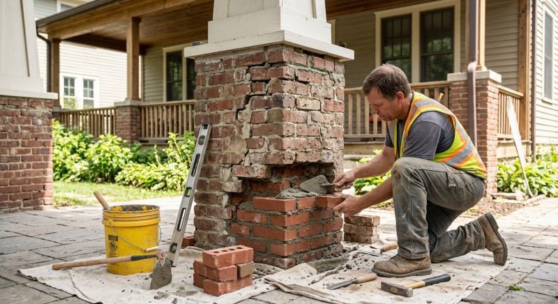 Brick Restoration in La Jolla, CA