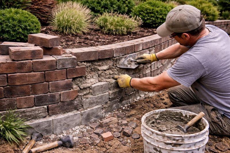 Brick Wall Repair in Encinitas, CA