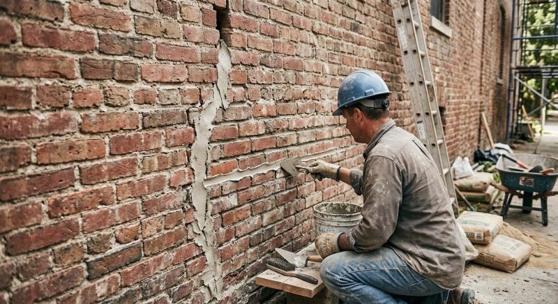 Brick Wall Repair in Rancho Santa Fe, CA