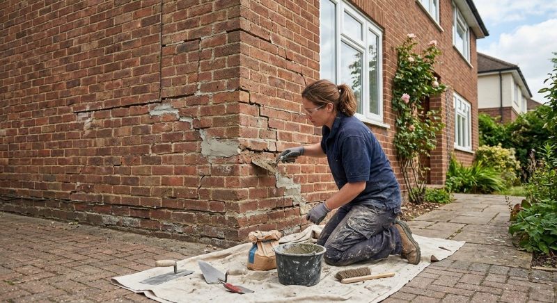 Brick Wall Repair in San Diego County, CA