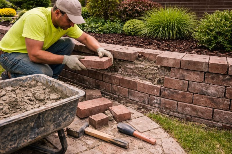 Brick Wall Repair in San Marcos, CA