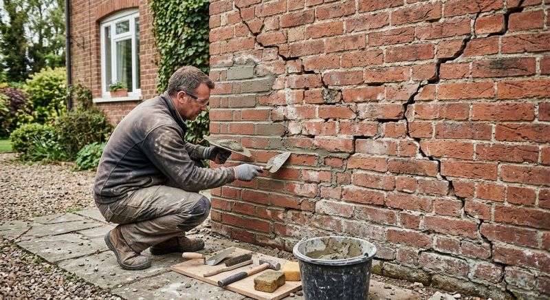 Brick Wall Repair in Vista, CA