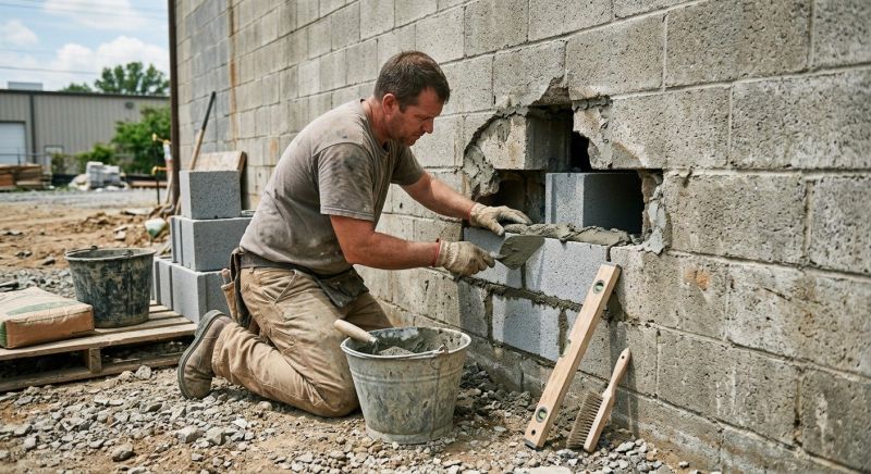 Cinder Block Repair in Encinitas, CA