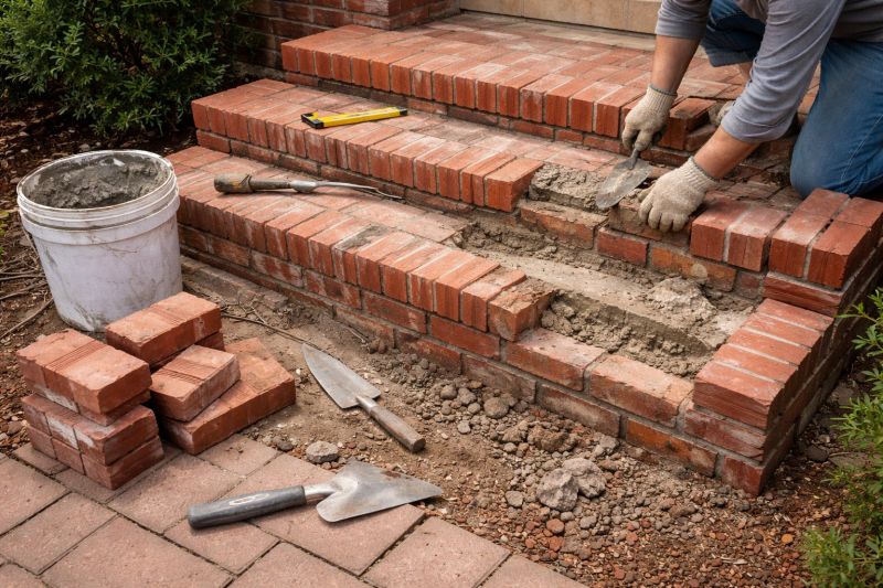 Porch Brick Repair in Encinitas, CA