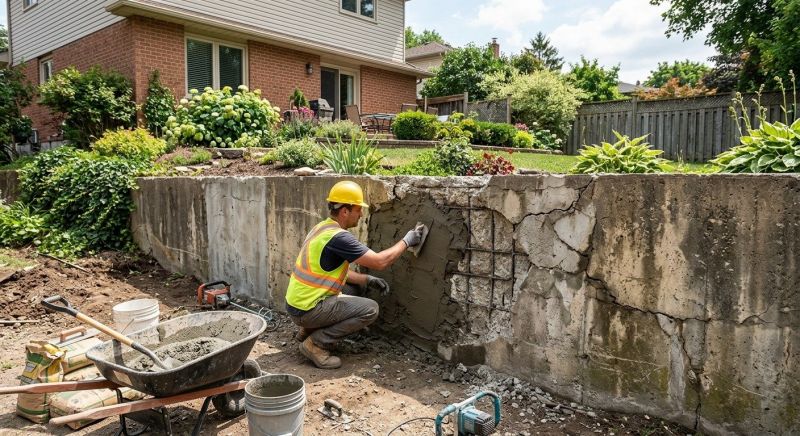 Retaining Wall Repair in Del Mar, CA