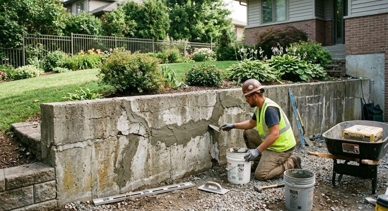 Retaining Wall Repair in Rancho Santa Fe, CA