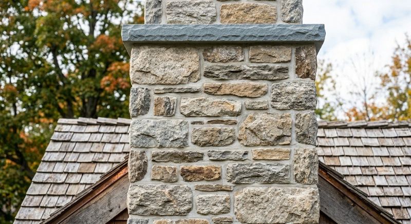 Stone Chimney Installation in Poway, CA