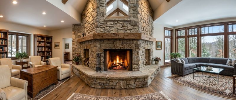 Stone Chimney Installation in Poway, CA