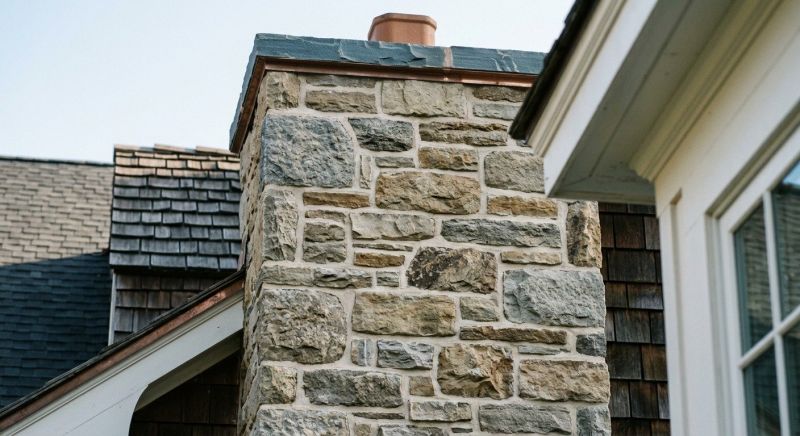 Stone Chimney Installation in Vista, CA