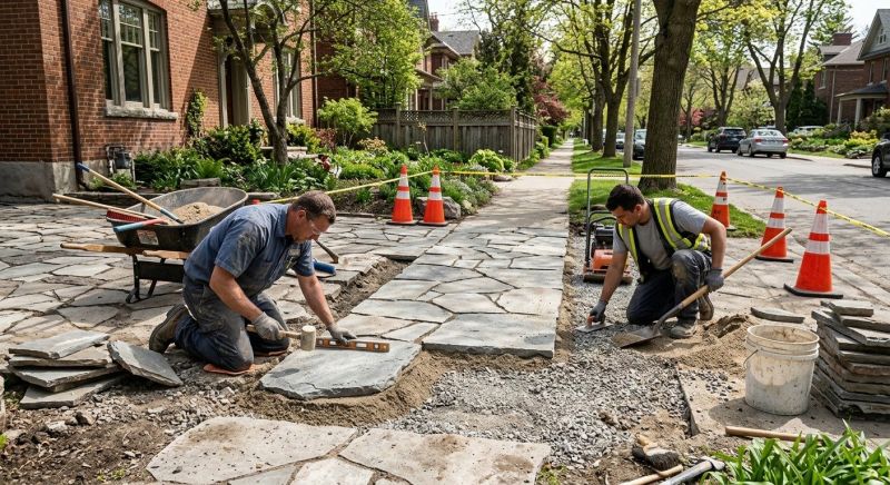 Stone Driveway Repair in Encinitas, CA