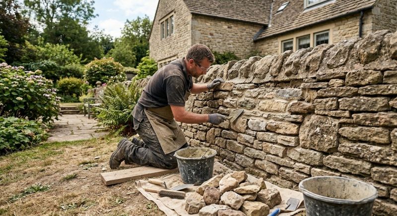 Stone Masonry Repair in Poway, CA