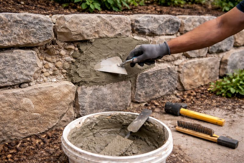 Stone Masonry Repair in Rancho Santa Fe, CA