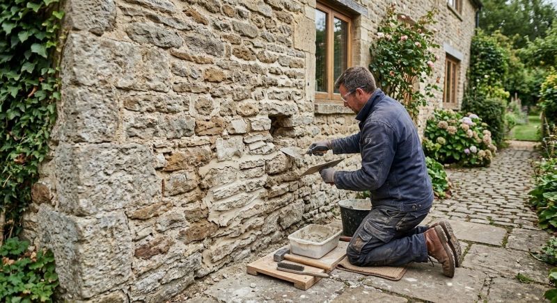 Stonework Repair in Rancho Santa Fe, CA